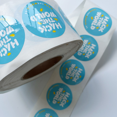 Pencetakan Stiker Label Botol Rolled Label Perekat Vinyl Kustom