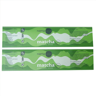 Logo Label Botol Kustom Stiker Perekat Tahan Air Kemasan Makanan