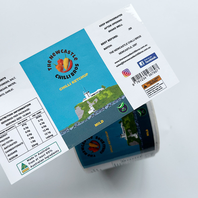 Kertas Self Adhesive Tamper Seal Stiker Label Paket Cetak Kustom