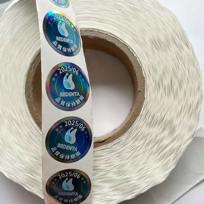 Logo Disesuaikan Membuat Label Stiker Holografik Efek Pelangi Stiker Hologram Kustom