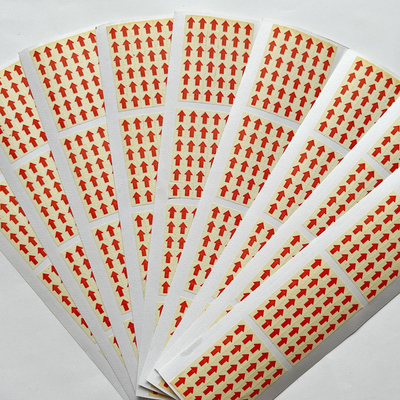 Label Stiker Lilin Kertas Bertekstur Tebal Cetak Kustom