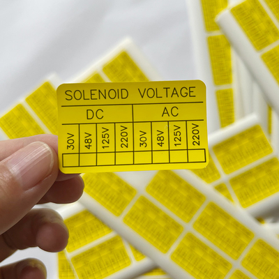 Custom Printing Vinyl Label Sticker Kertas Sintetis, Die Cut Vinyl Sticker
