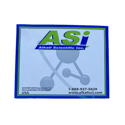 Custom Printing Vinyl Label Sticker Kertas Sintetis Die Cut Roll Untuk Mesin Pelabelan