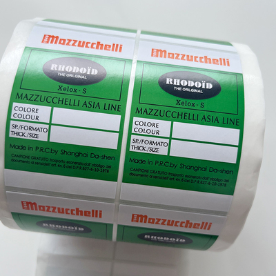 Stiker Perekat Kertas Dilapisi Pribadi Kustom 3 Pencetakan Warna Label Menarik