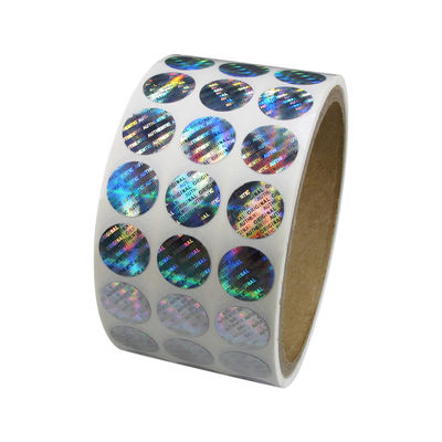 2 * 3cm 2D 3D Bergerak Grating Security Hologram Stiker