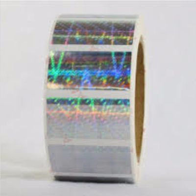 2 * 3cm 2D 3D Bergerak Grating Security Hologram Stiker