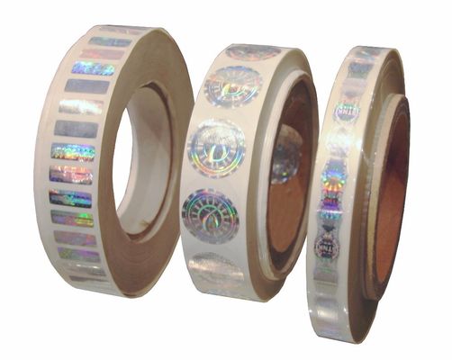 2 * 3cm 2D 3D Bergerak Grating Security Hologram Stiker