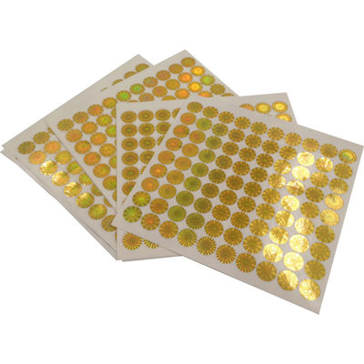 Stiker Hologram Keamanan Pencetakan CMYK