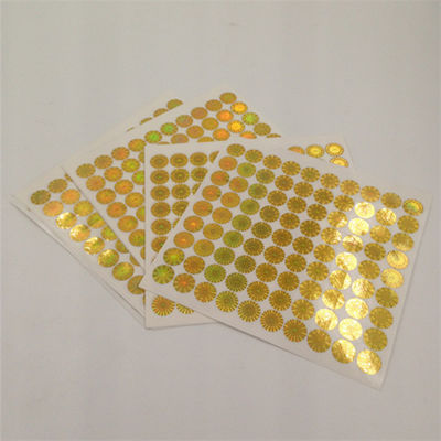 Stiker Hologram Keamanan Pencetakan CMYK