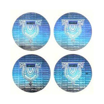 Stiker Hologram Keamanan warna CMYK ISO9001 2008 untuk Sertifikat