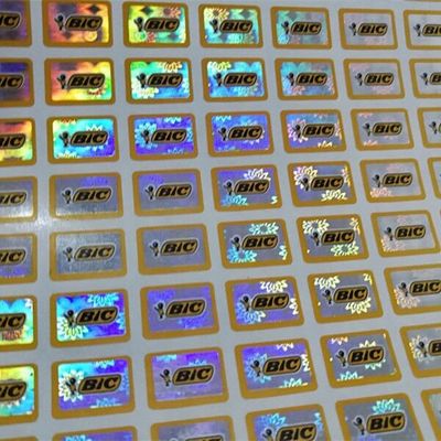 Stiker Hologram Keamanan Bentuk Bulat, Stiker Hologram Asli