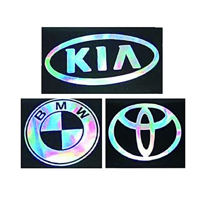 Desain Anti Pemalsuan Logo Stiker Keamanan Holografik 3D