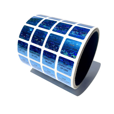 Stiker Hologram Keamanan Emas Dan Perak Anti Pemalsuan