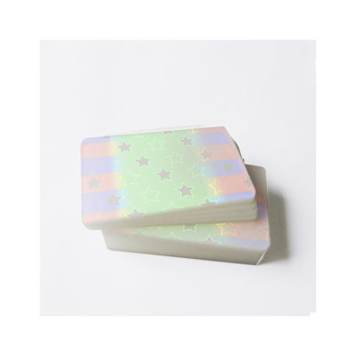 Bentuk Kustom ID Die Cut Stiker Hologram Transparan, Stiker Hologram Tamper Proof