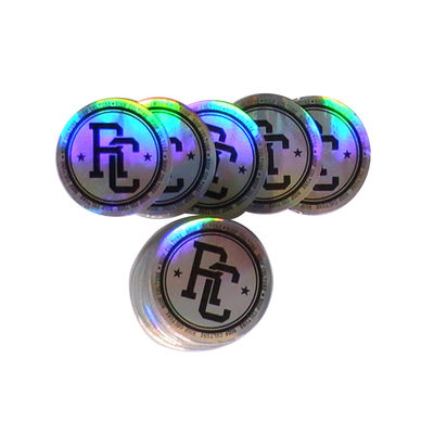 Stiker Hologram Keamanan Die Cut Tahan Air, Stiker Asli Hologram