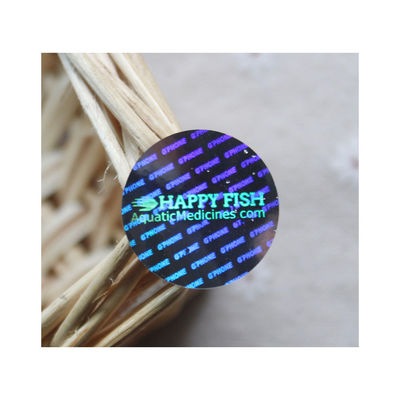 Stiker Hologram Keamanan Die Cut Tahan Air, Stiker Asli Hologram