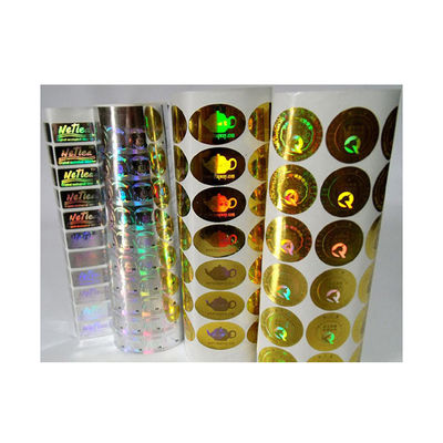 Stiker Otentik Hologram Gulungan 3D 3D Tahan Air