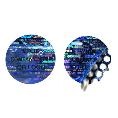 Stiker Hologram Keamanan Perubahan Dinamis 3D Asli