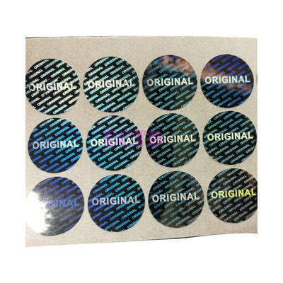 Stiker Hologram Keamanan Perubahan Dinamis 3D Asli