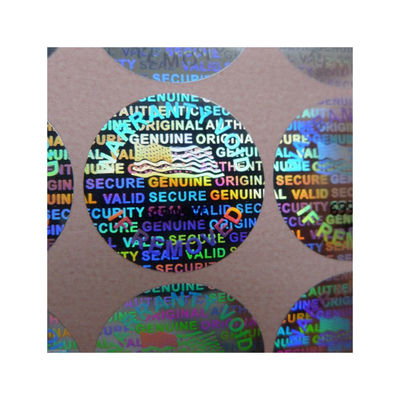 Stiker Hologram Keamanan Perubahan Dinamis 3D Asli