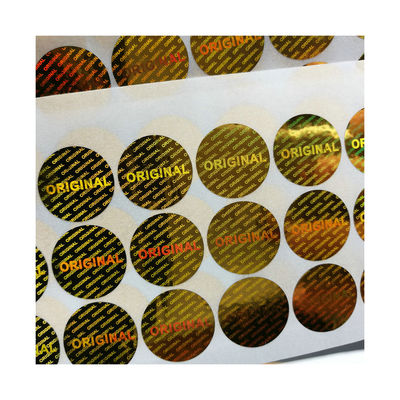 Stiker Hologram Keamanan Perubahan Dinamis 3D Asli