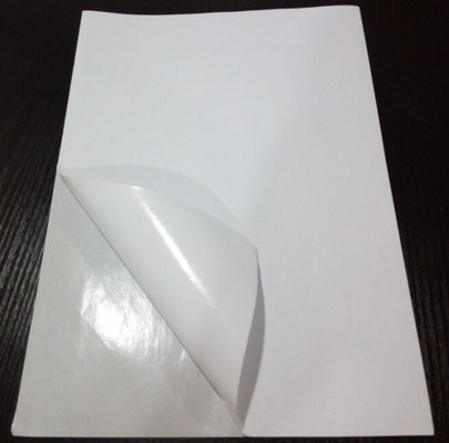 Lembar Stiker Woodfree Blank Putih 8,5 X 11cm, Lembar Stiker Polos