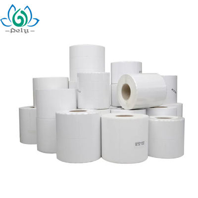 4X6 Inch 220PCS Label Termal Kosong, Gulungan Label Barcode Kosong