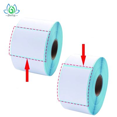 Stiker Label Rekaman Vinyl Kosong Perekat Tinggi Tahan Air, Label Gulungan Kosong