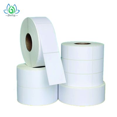 Stiker Label Rekaman Vinyl Kosong Perekat Tinggi Tahan Air, Label Gulungan Kosong