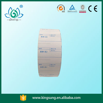 Layar sutra Easy Peel Off Mencetak Label Perekat Diri Di Atas Gulungan