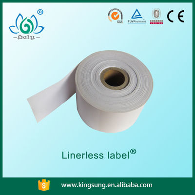 Layar sutra Easy Peel Off Mencetak Label Perekat Diri Di Atas Gulungan