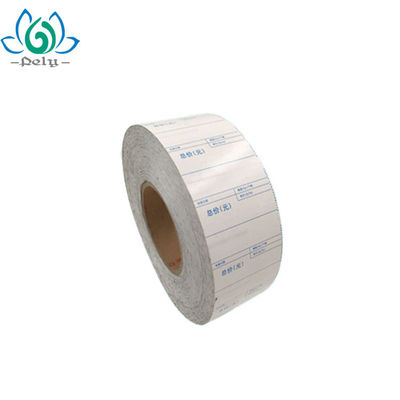 Label Linerless Tahan Air Laminasi Glossy Tanpa Kertas Dasar