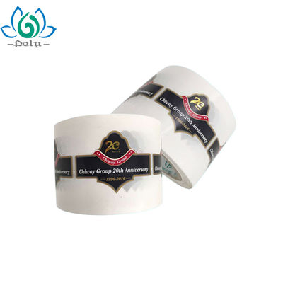 Label Linerless Thermal Transfer Kosong untuk supermarket