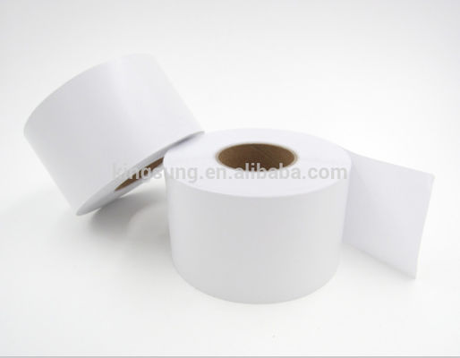 Label Linerless Thermal Transfer Kosong untuk supermarket
