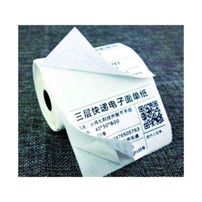 85x11mm Pencetakan Barcode Perekat Tinggi Label Pengiriman Kustom