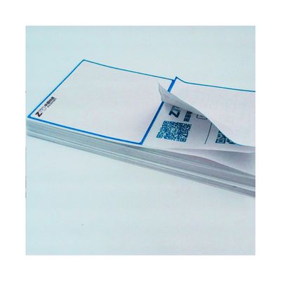 ISO9001 Gloss Lamination Membatalkan Label Pengiriman Kustom