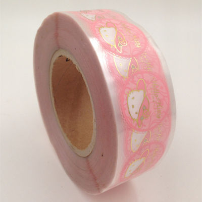 Label Dekoratif Cetak Foil Emas