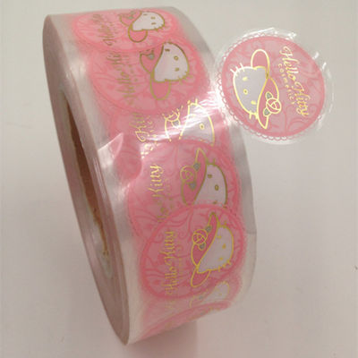 Label Dekoratif Cetak Foil Emas
