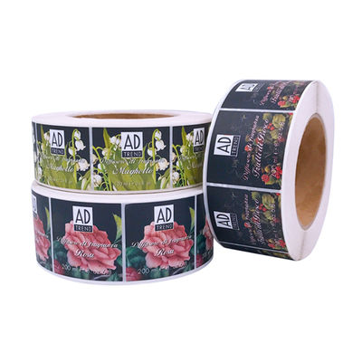 Kertas Stiker Tahan Air SGS Tahan Minyak Untuk Botol Parfum
