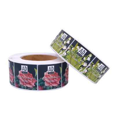 Kertas Stiker Tahan Air SGS Tahan Minyak Untuk Botol Parfum