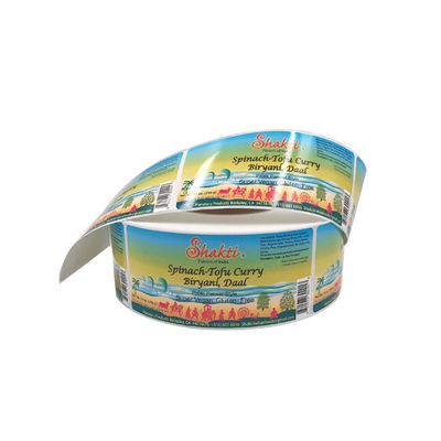 Label Makanan Dan Minuman PVC Transparan, Pencetakan Label Drum
