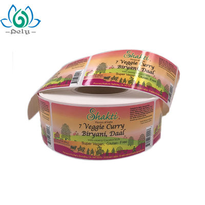 Label Makanan Dan Minuman PVC Transparan, Pencetakan Label Drum