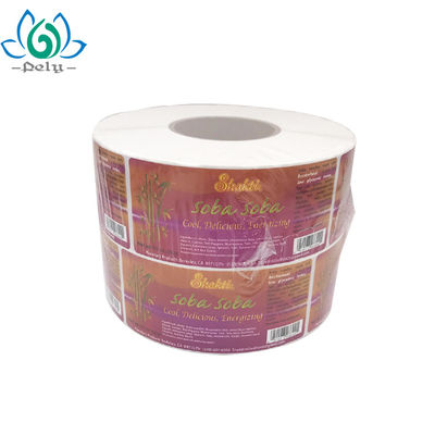 Label Makanan Dan Minuman PVC Transparan, Pencetakan Label Drum