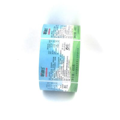 Stiker Kemasan Makanan Kertas / PVC untuk Daging Sapi Segar Atau Camilan Daging Sapi Giling
