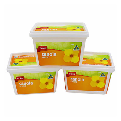 CMYK Label Makanan Dan Minuman Tahan Minyak Stiker Label Kotak Makanan