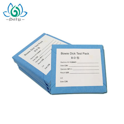 Kelas I Bowie Dick Test Bags Kemasan Label Peringatan Resep