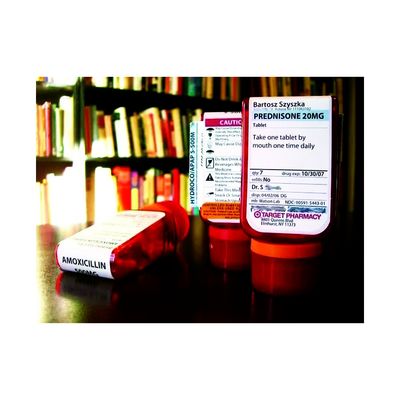 PET 10ml 20ml 30ml Label Peringatan Obat Botol Farmasi