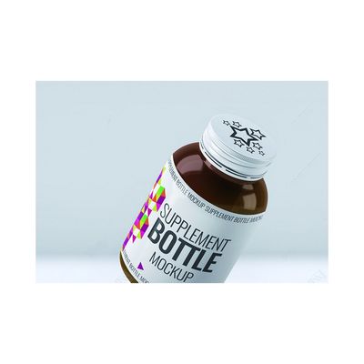 Label Peringatan Farmasi 10ml Hologram 3D Pencetakan Kustom