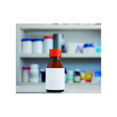 Label Peringatan Obat Vial 10ml Hologram 3D, Label Peringatan Benadryl