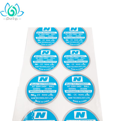 Pencetakan UV Label Perekat Diri Cetak Elektronik Tahan Air